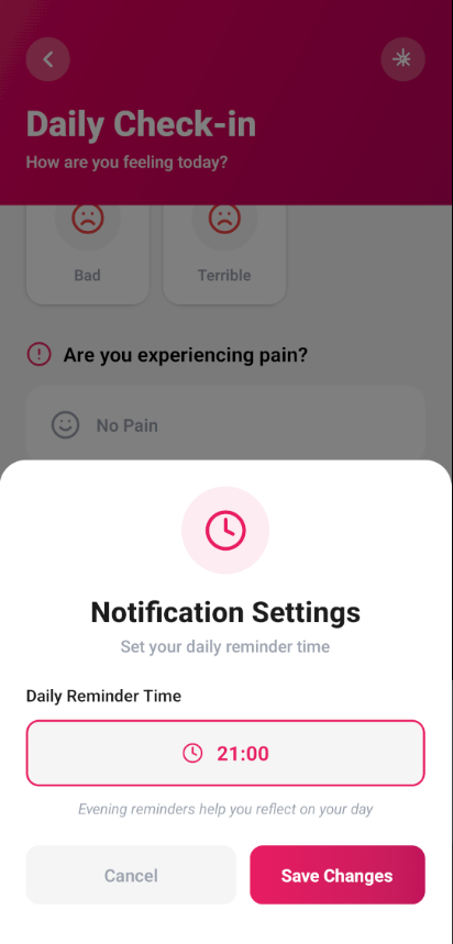 Check-in notes
